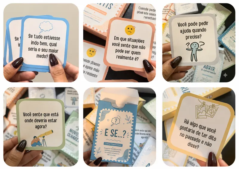 Exemplo real das cartas do Kit Terapêutico